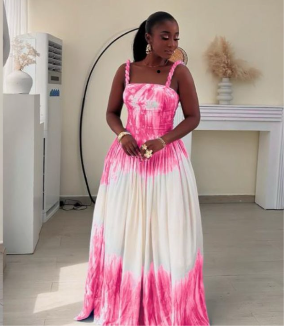 Tie-Dye Maxi Dress - Bohemian Summer Dress