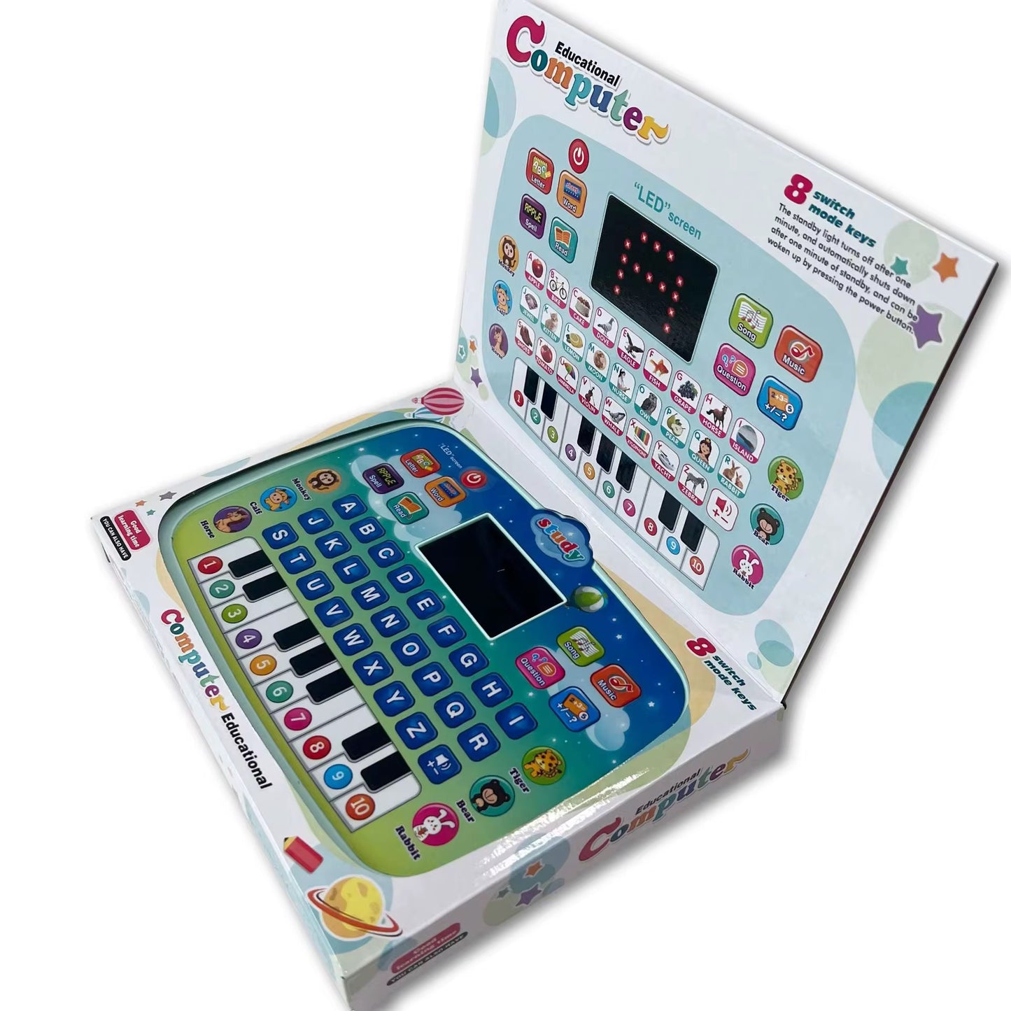 Kids Educational Tablet Toy - Interactive Learning with Fun Screen Games