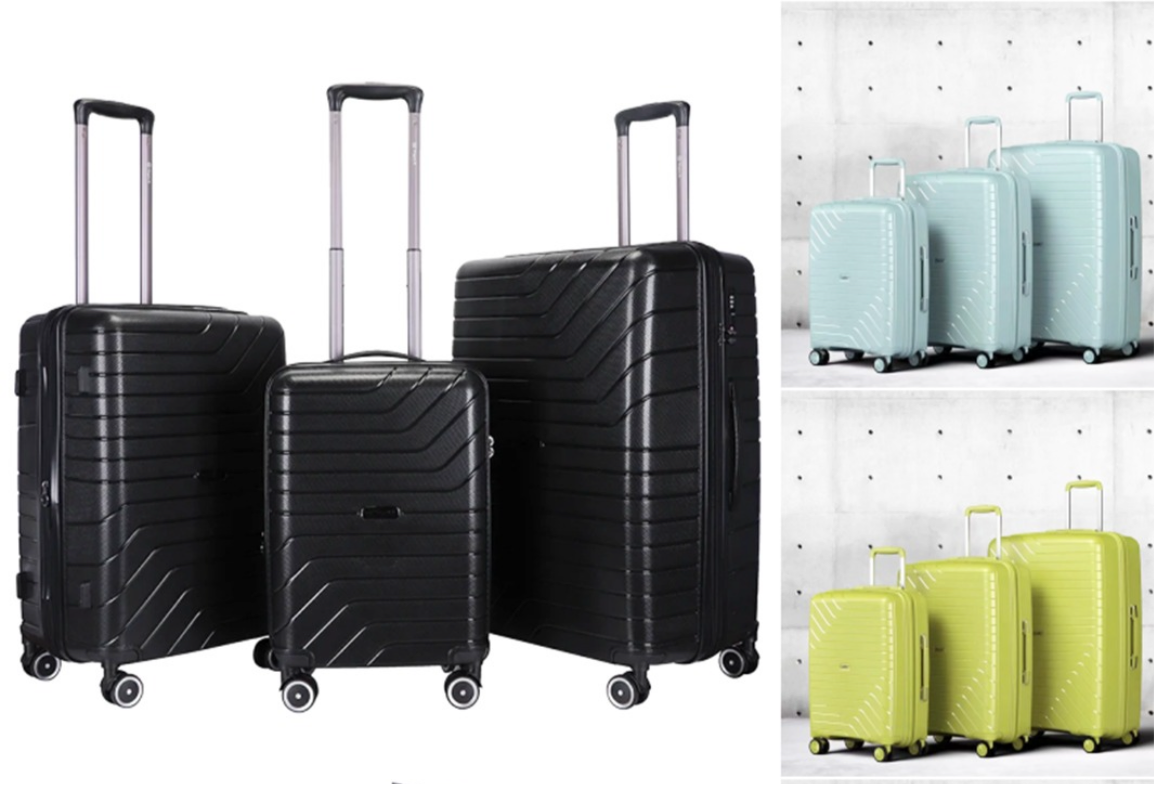 3 Pieces Premium Luggage Set - Hard Shell Travel Collection