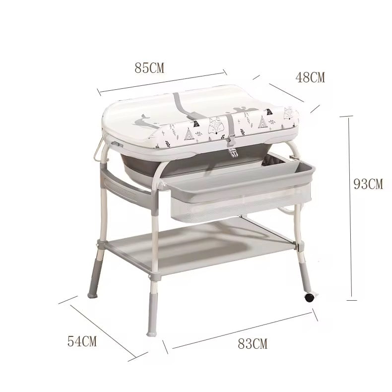 Multifunctional Nursing Baby Changing Bath Table