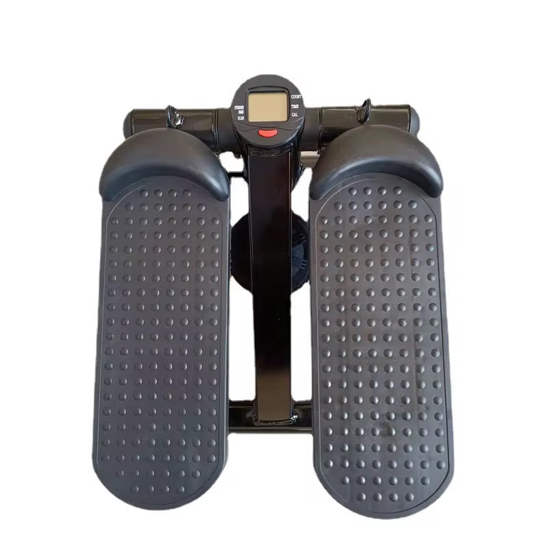 Mini Stepper with Resistance Bands - Compact Stair Climbing Exercise Machine
