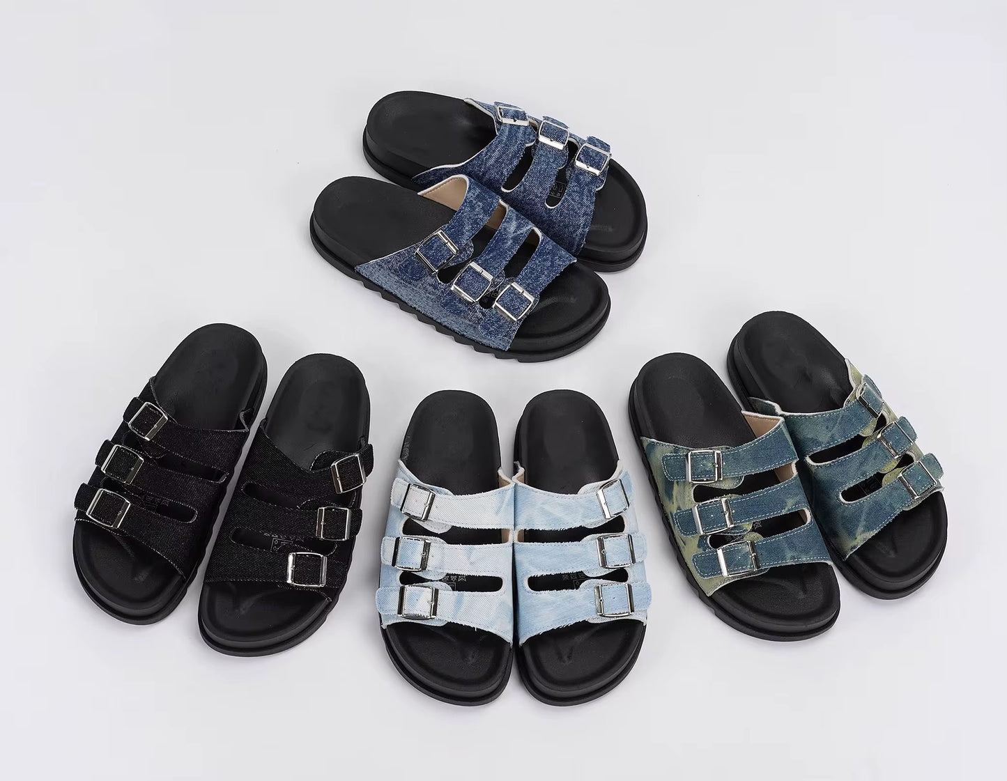 Dreams Buckle Slide Sandals