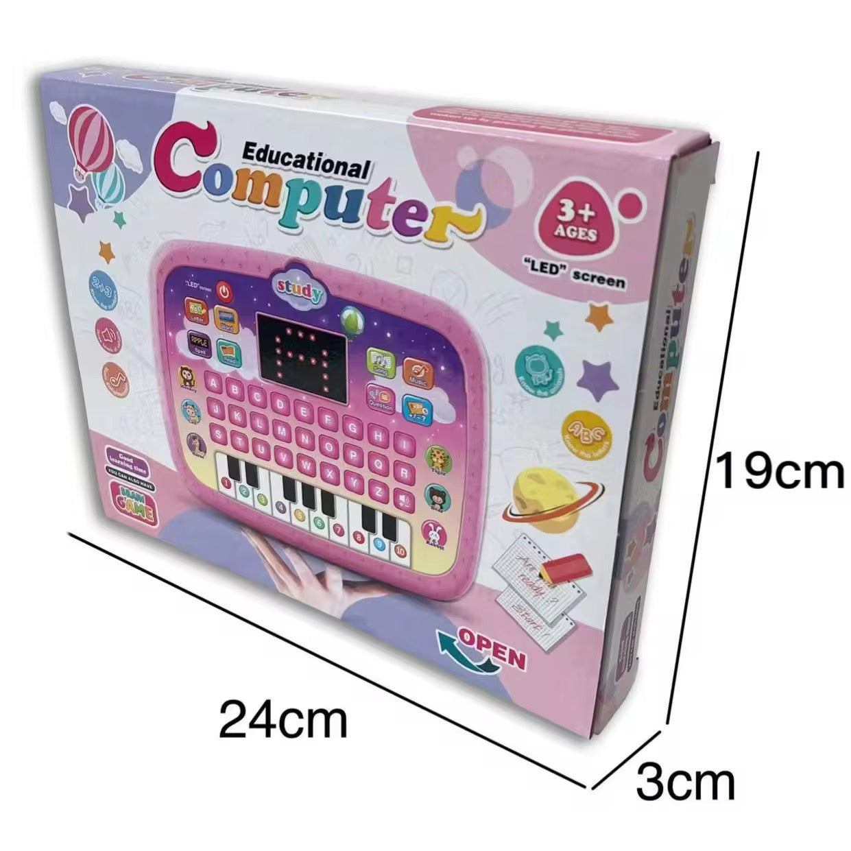 Kids Educational Tablet Toy - Interactive Learning with Fun Screen Games