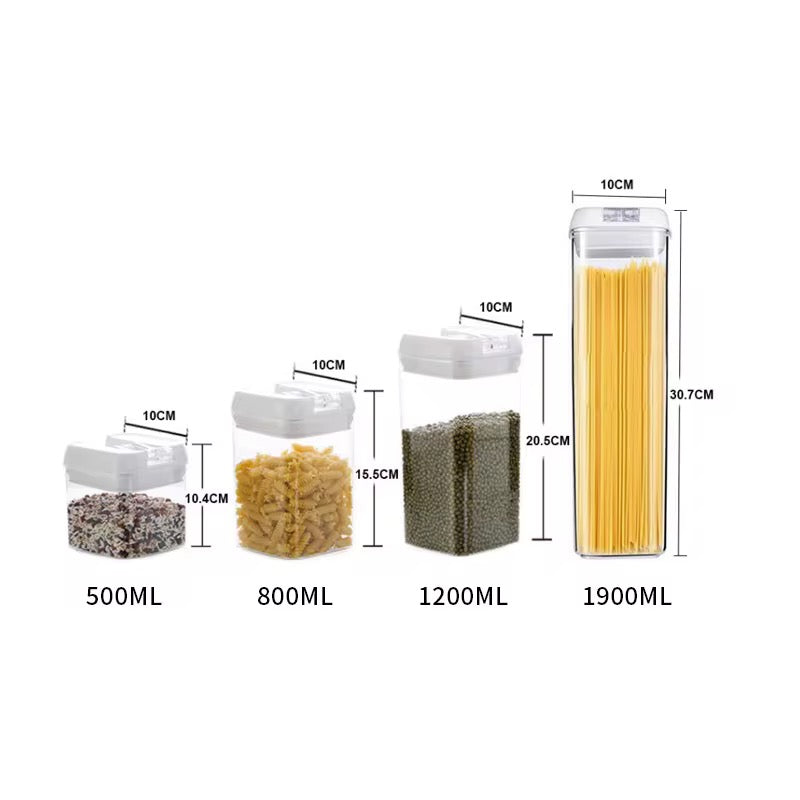 7-Piece Airtight Food Storage Container Set