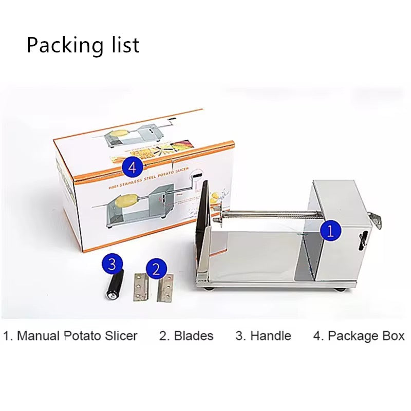 Professional Spiral Potato Chips Cutting Machine
