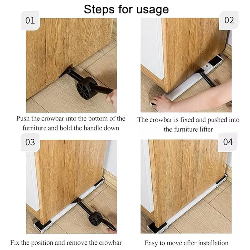 Heavy Duty Furniture Mover Rollers - Appliance Moving Set