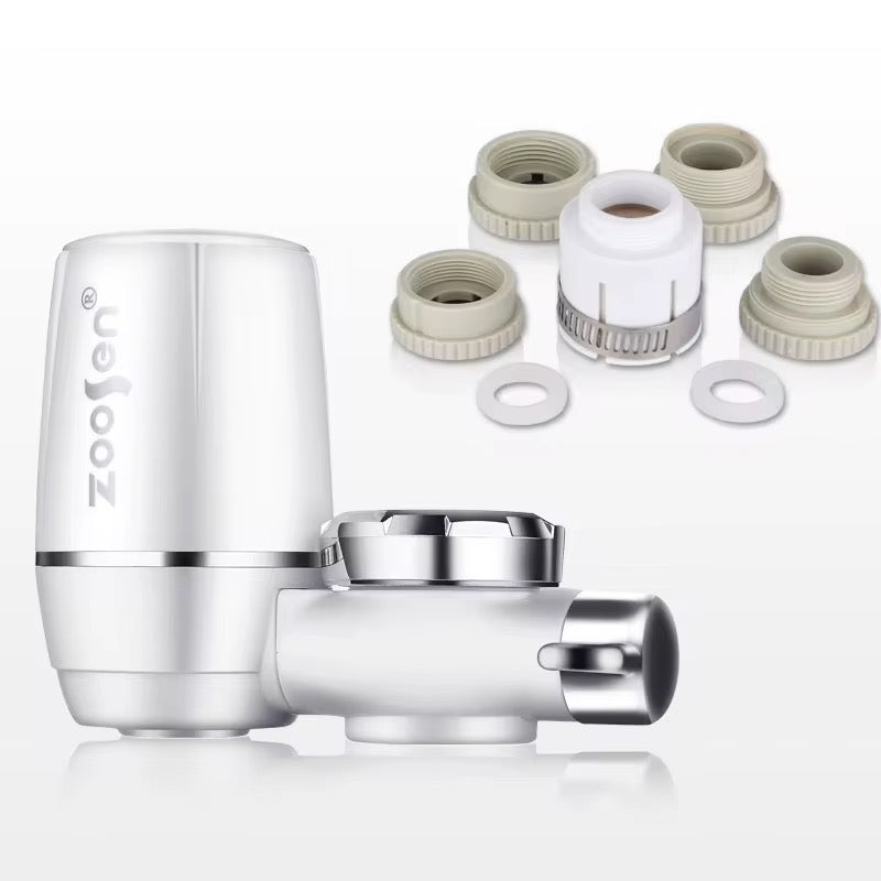 Faucet Water Purifier with Filter & 2 Replacement Cartridges