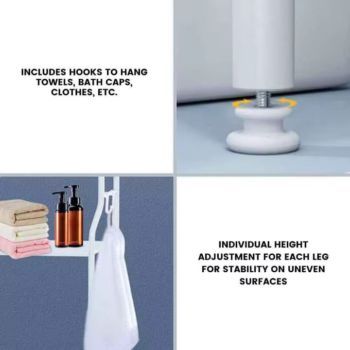 3-Layer Multipurpose Storage Rack - Versatile Organizer
