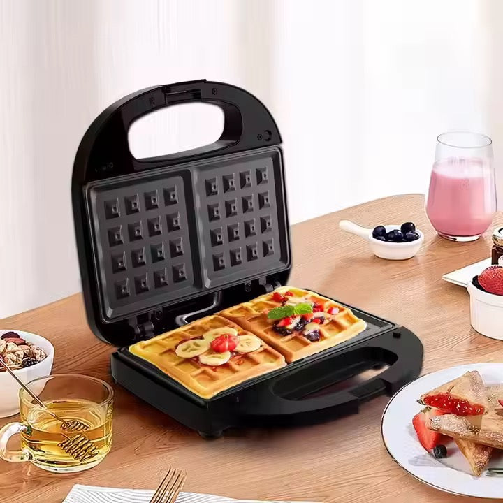 RAF Dual Waffle Maker - Professional Non-Stick Electric