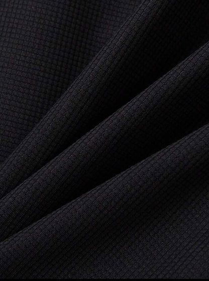 Modern Contrast Panel Button-Up Shirt