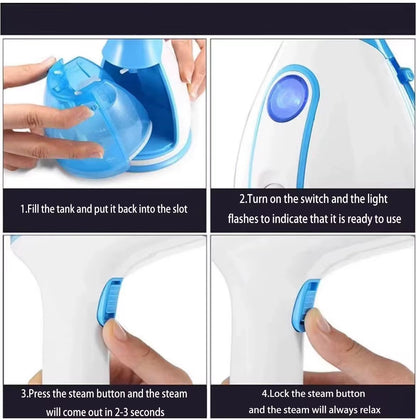 Handheld Garment Steamer - Portable Fabric Steamer