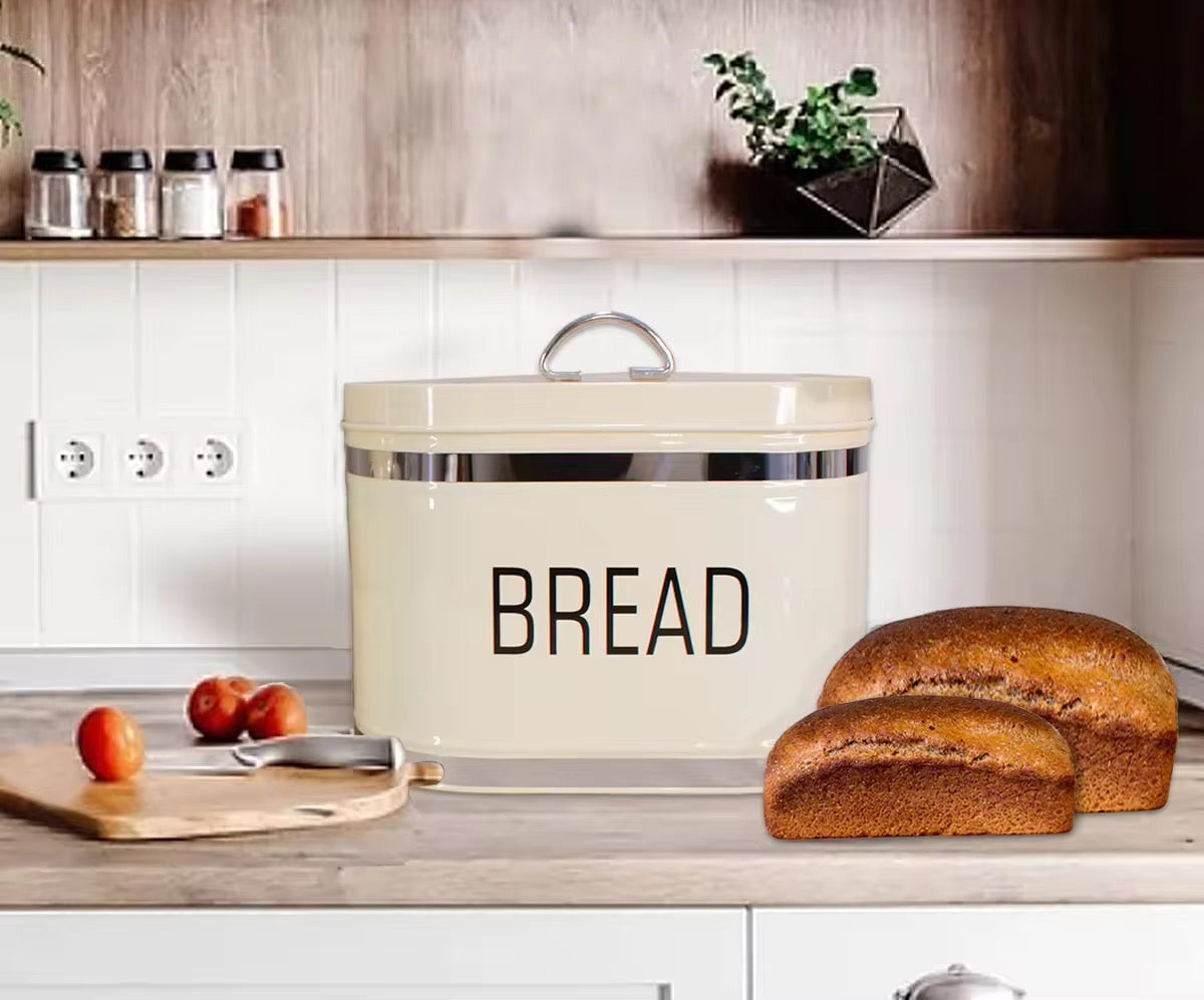 4-Piece Metal Food Canister Set