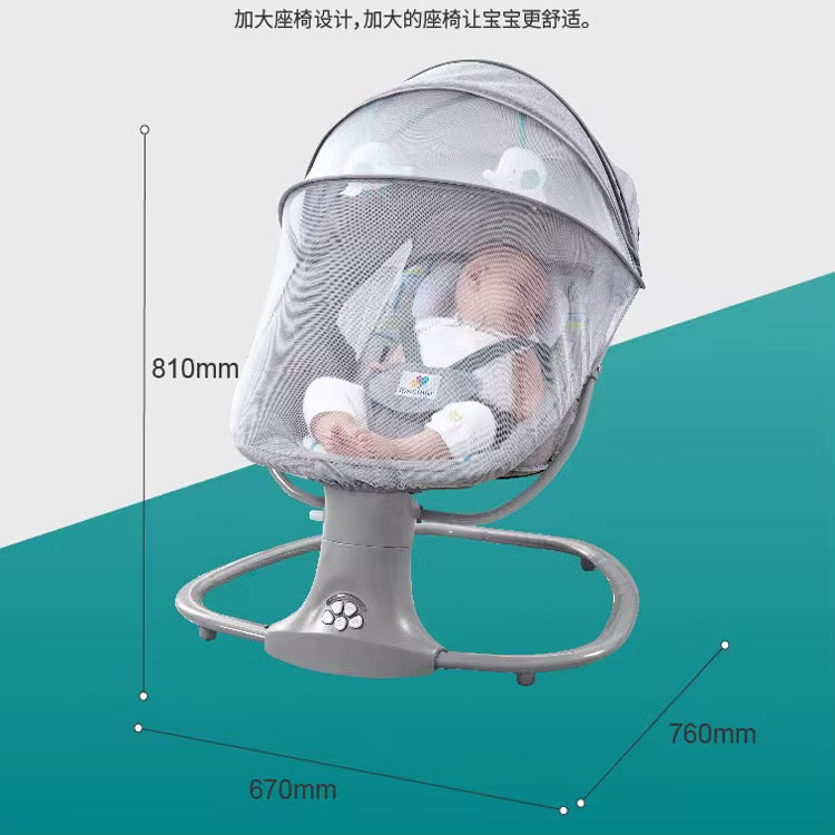 3-in-1 Mastela Baby Bouncer - Portable Swing & Rocker