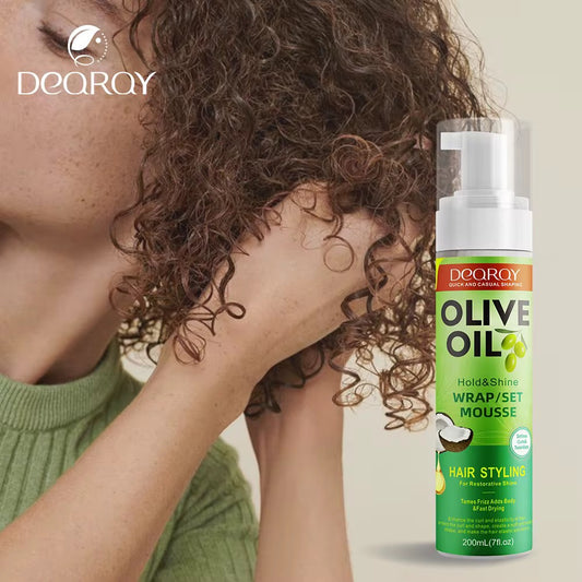 Olive Oil Hold & Shine Wrap/Set Mousse - 200ml