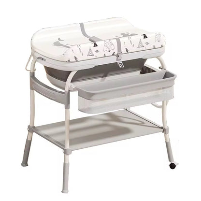 Multifunctional Nursing Baby Changing Bath Table