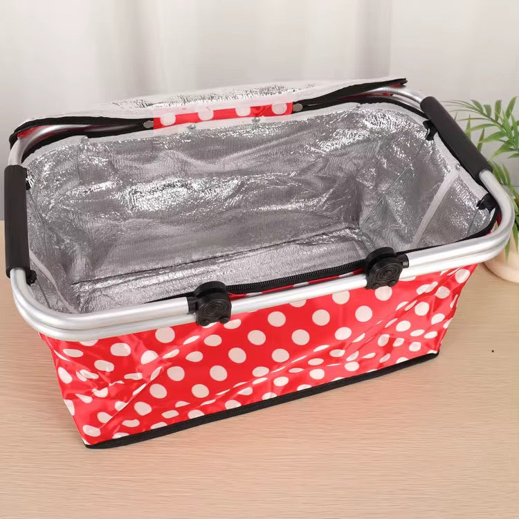 Foldable Thermal Insulated Picnic Basket