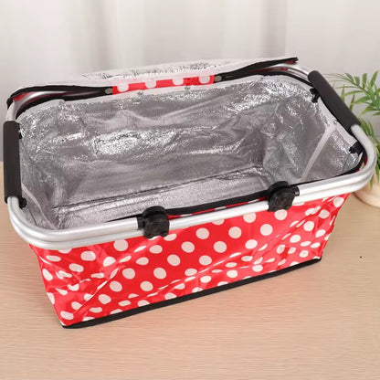 Foldable Thermal Insulated Picnic Basket