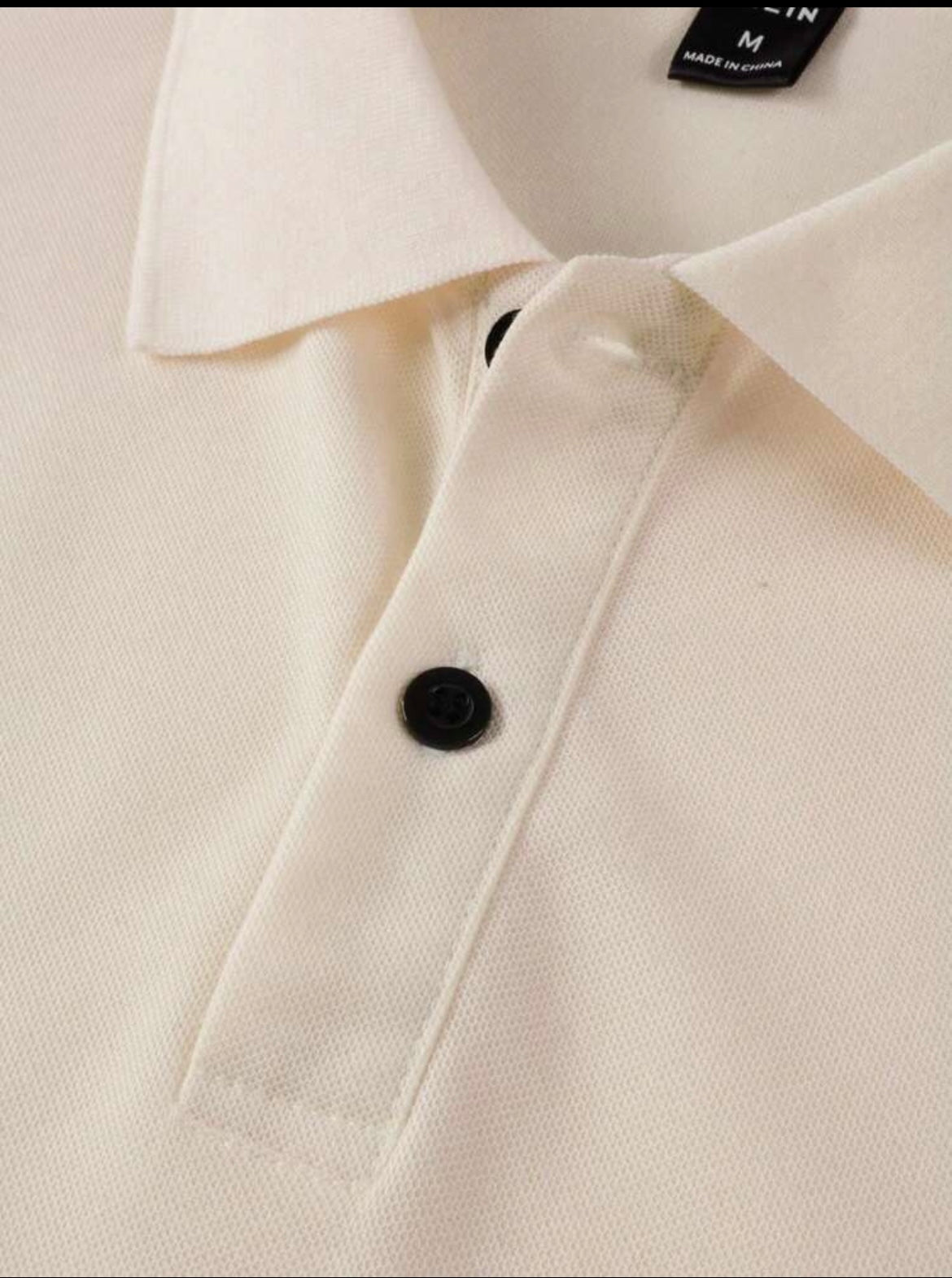 Men's Premium Golf Polo Shirt - Beige