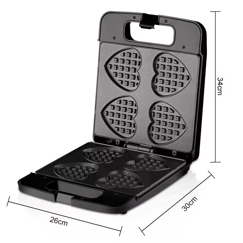 Ackiliss 1400W Non Stick Waffle Maker