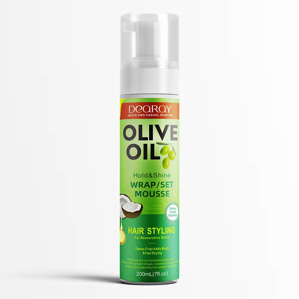 Olive Oil Hold & Shine Wrap/Set Mousse - 200ml