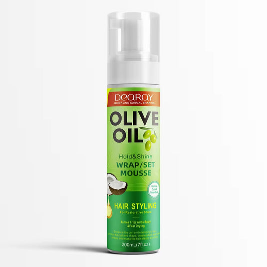 Olive Oil Hold & Shine Wrap/Set Mousse - 200ml