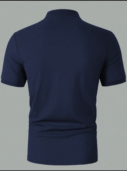 Men's Premium Golf Polo Shirt - Beige