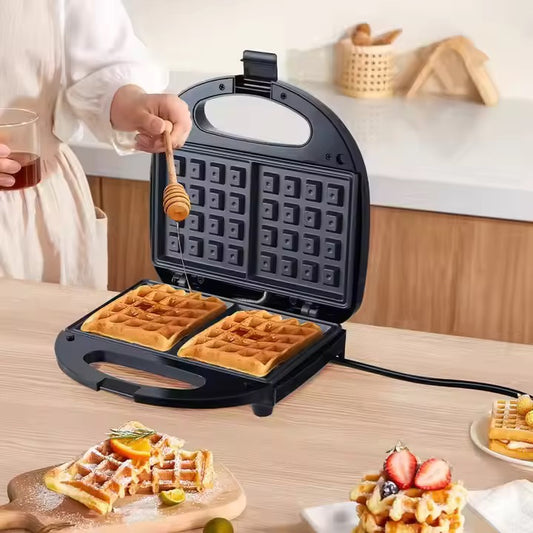 RAF Dual Waffle Maker - Professional Non-Stick Electric