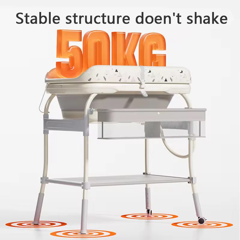 Multifunctional Nursing Baby Changing Bath Table