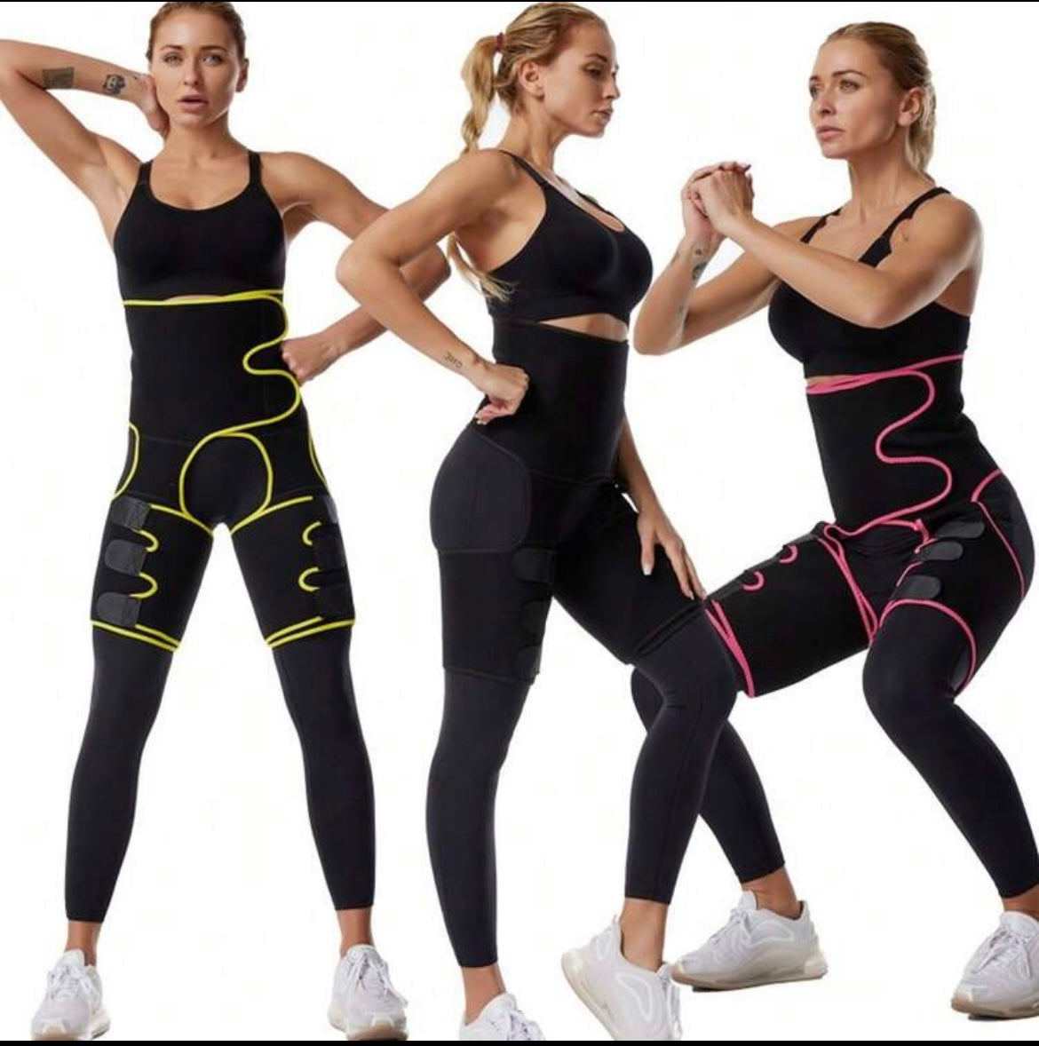 3-Strap Compression Waist Trainer - Maximum Support