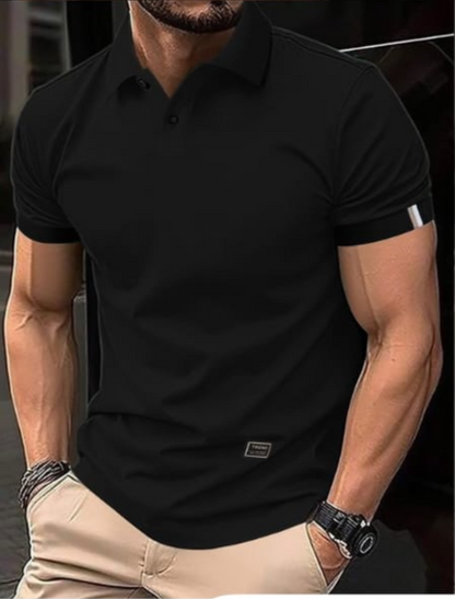 Men's Premium Golf Polo Shirt - Beige