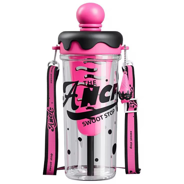 Multi-Purpose Straw Cup for Tea & Ice Cream