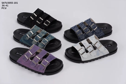 Dreams Buckle Slide Sandals