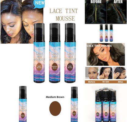 Lace Tint Mousse for Wigs - Professional Lace Tinting Formula