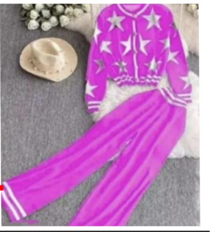 Long Pants with Long Sleeved Sweater Shirt 2 Piece Set