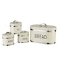 4-Piece Metal Food Canister Set