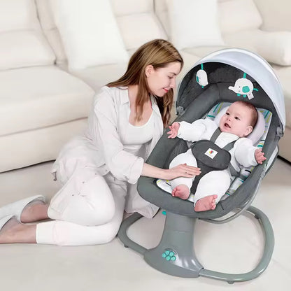 3-in-1 Mastela Baby Bouncer - Portable Swing & Rocker