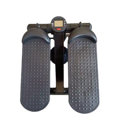 Mini Stepper with Resistance Bands - Compact Stair Climbing Exercise Machine