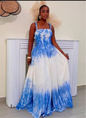 Tie-Dye Maxi Dress - Bohemian Summer Dress