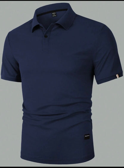 Men's Premium Golf Polo Shirt - Beige