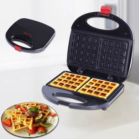 RAF Dual Waffle Maker - Professional Non-Stick Electric