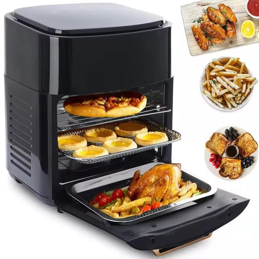 15L Digital Air Fryer Oven - Multi-Level Smart Cooker