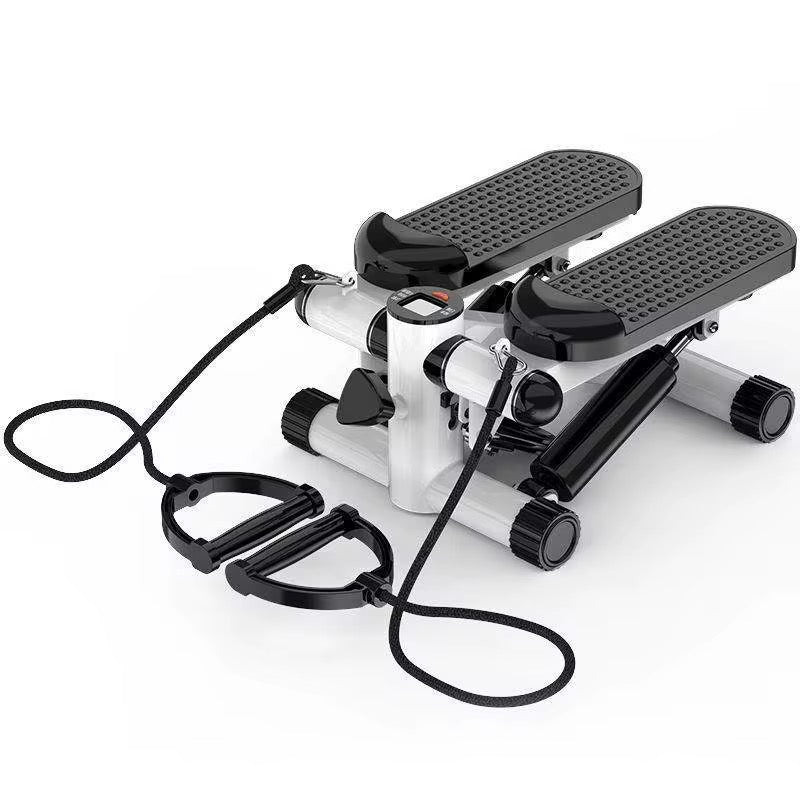 Mini Stepper with Resistance Bands - Compact Stair Climbing Exercise Machine
