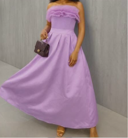 Elegant Off-Shoulder Maxi Dress