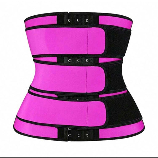 3-Strap Compression Waist Trainer - Maximum Support