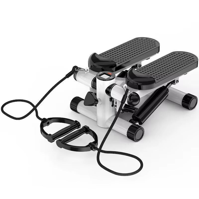 Mini Stepper with Resistance Bands - Compact Stair Climbing Exercise Machine