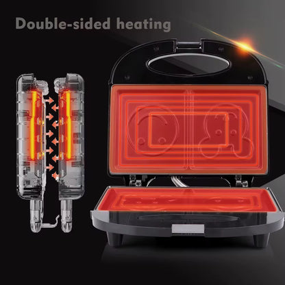 Smiley Face Sandwich Maker - Fun Kitchen Appliance