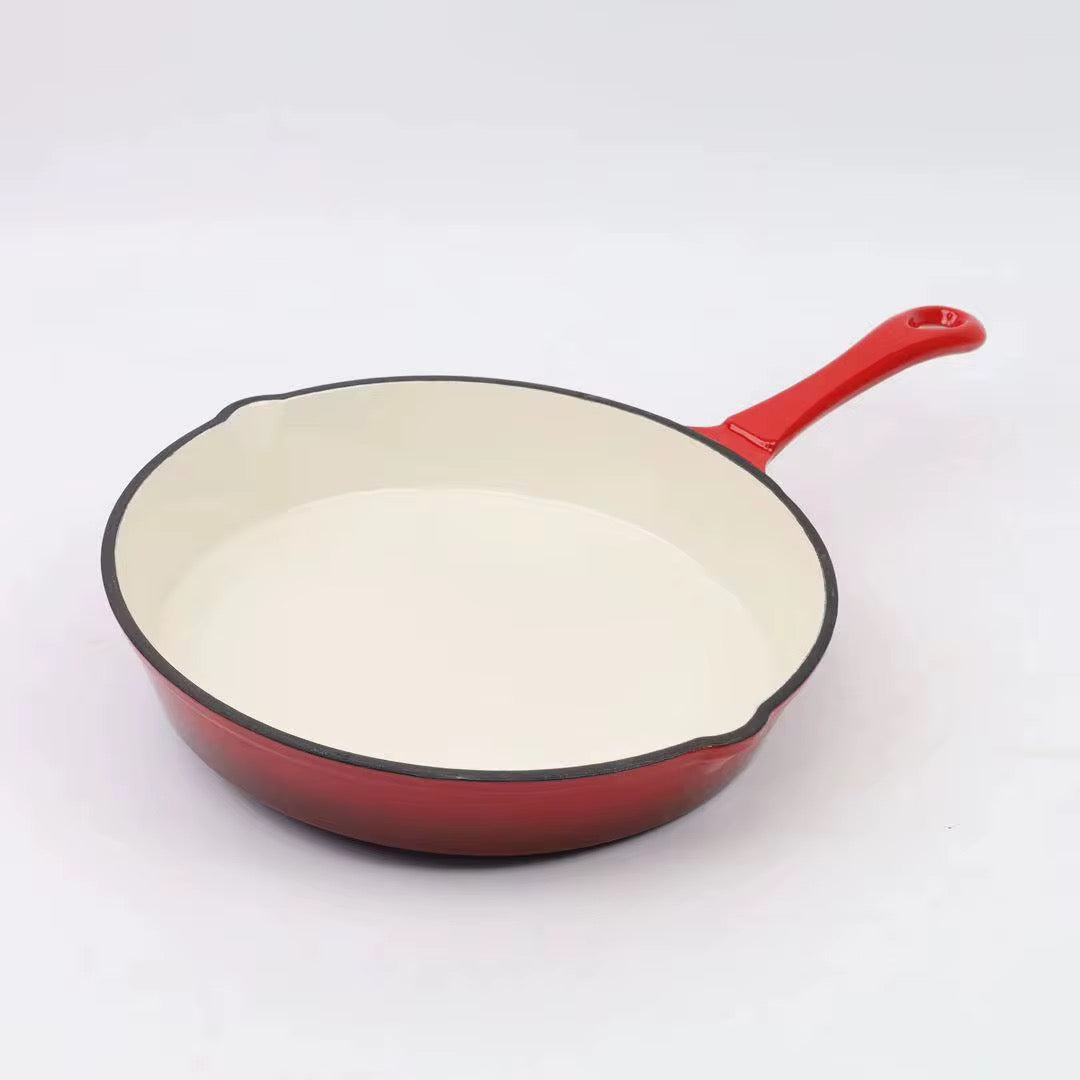 Premium Cast Iron Frying Pan - Pre-Seasoned