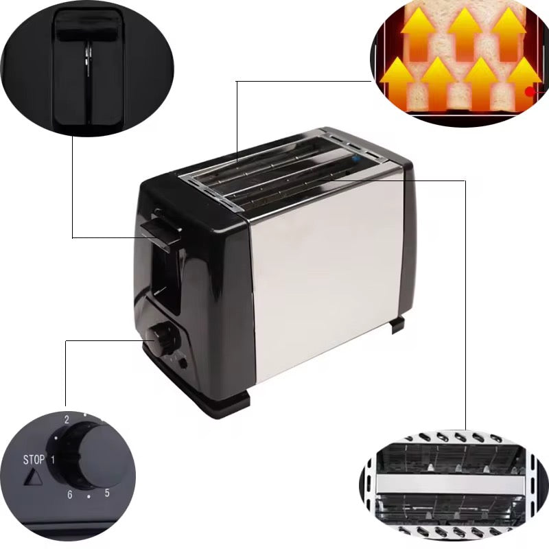 2 Slice Compact Toaster