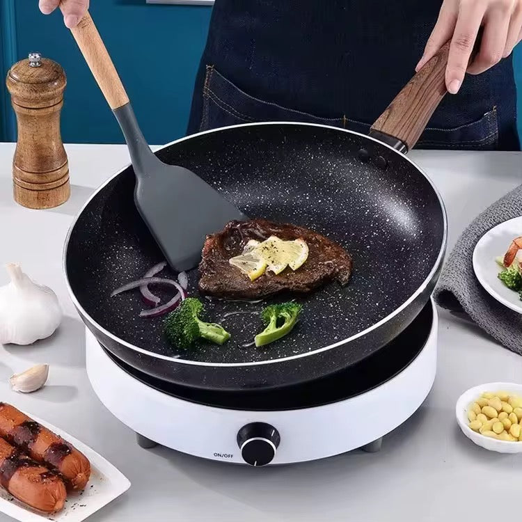 10-Inch Ceramic Coating Frying Pan - Granite Finish Non-Stick