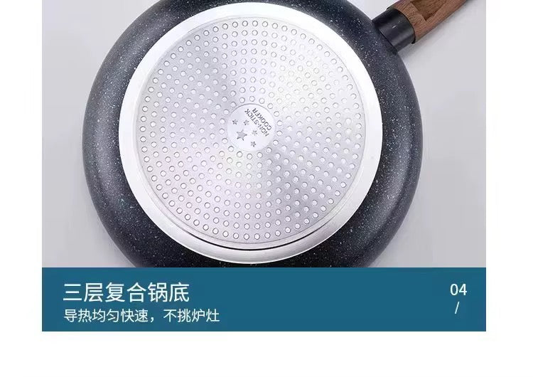 10-Inch Ceramic Coating Frying Pan - Granite Finish Non-Stick